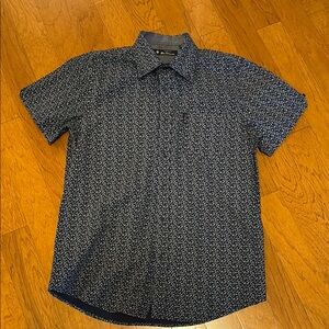 Men's Navy Ben Sherman Patterned Shirt  🌸 🌊